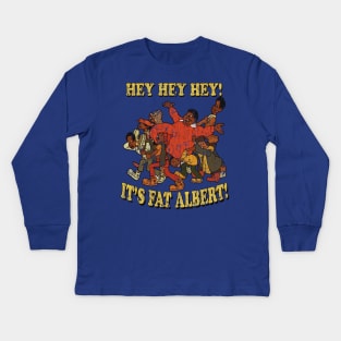 Fat Albert Hey Hey Hey! Vintage Kids Long Sleeve T-Shirt